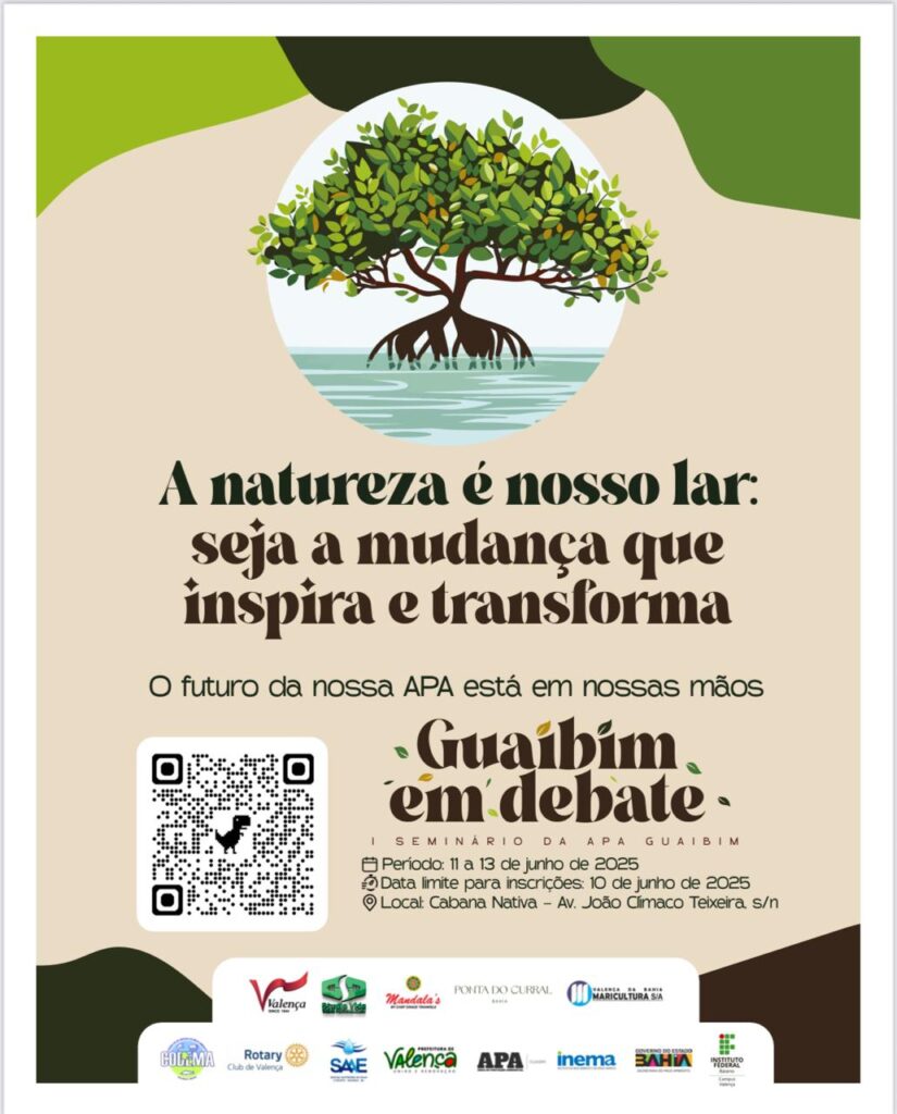 O CONSELHO GESTOR DA APA GUAIBIM COM APOIO DO SAAE, PROMOVE: GUAIBIM EM DEBATE